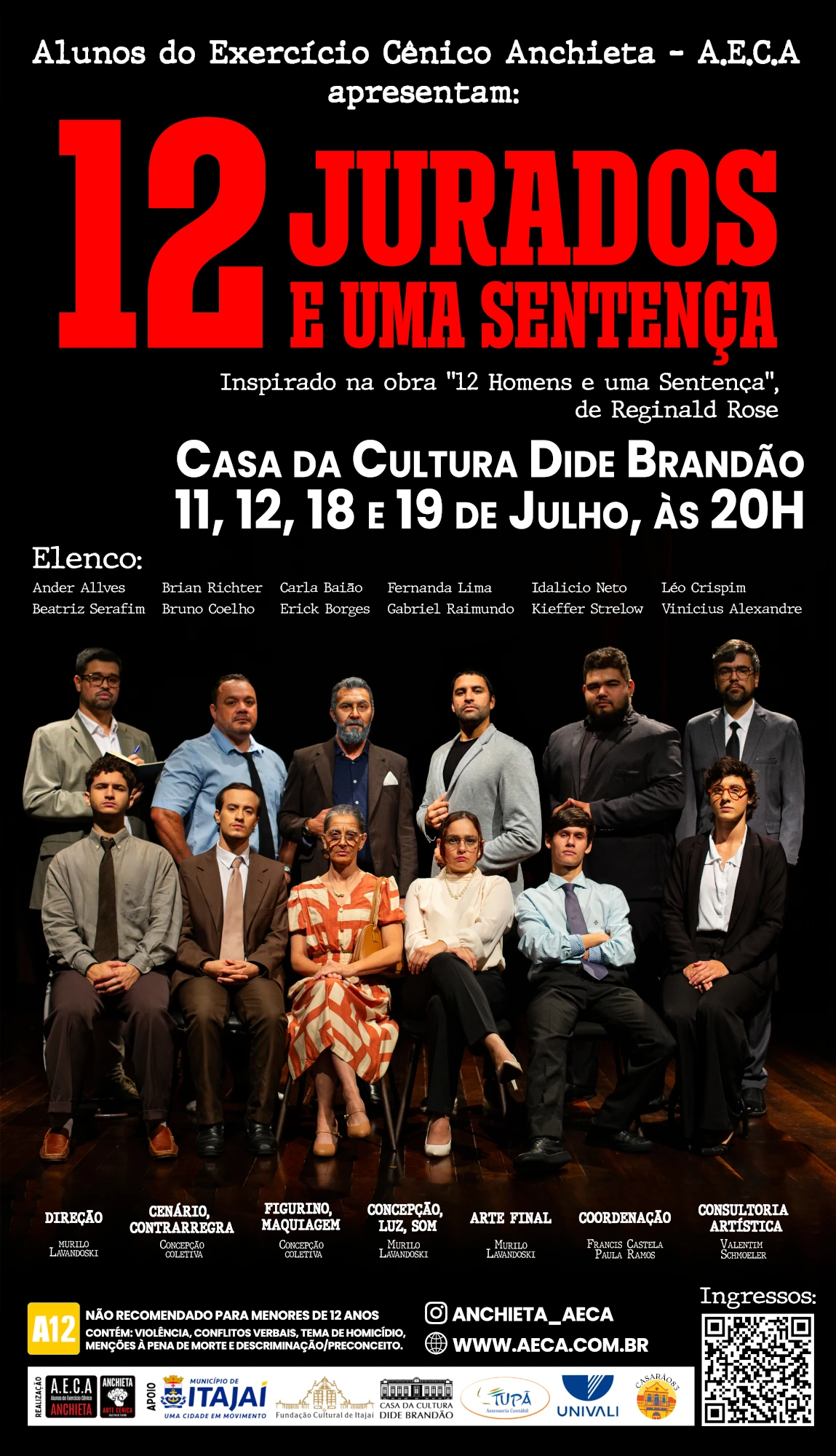 Cartaz de 12 Jurados e Uma Sentença